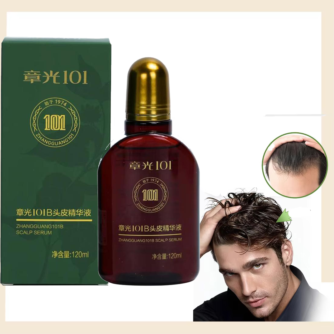 Hair Care Herbal Products - Zhang Guang 101 líquido nutritivo de