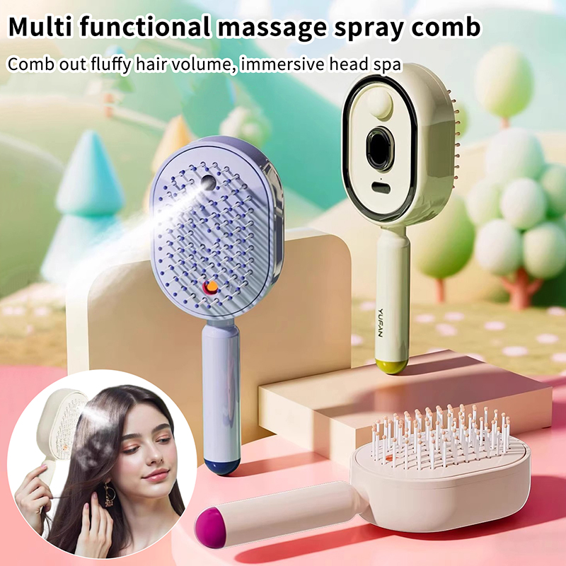 Hair Care Essential - Peine de Masaje Multifuncional, Masajeador Eléctrico
