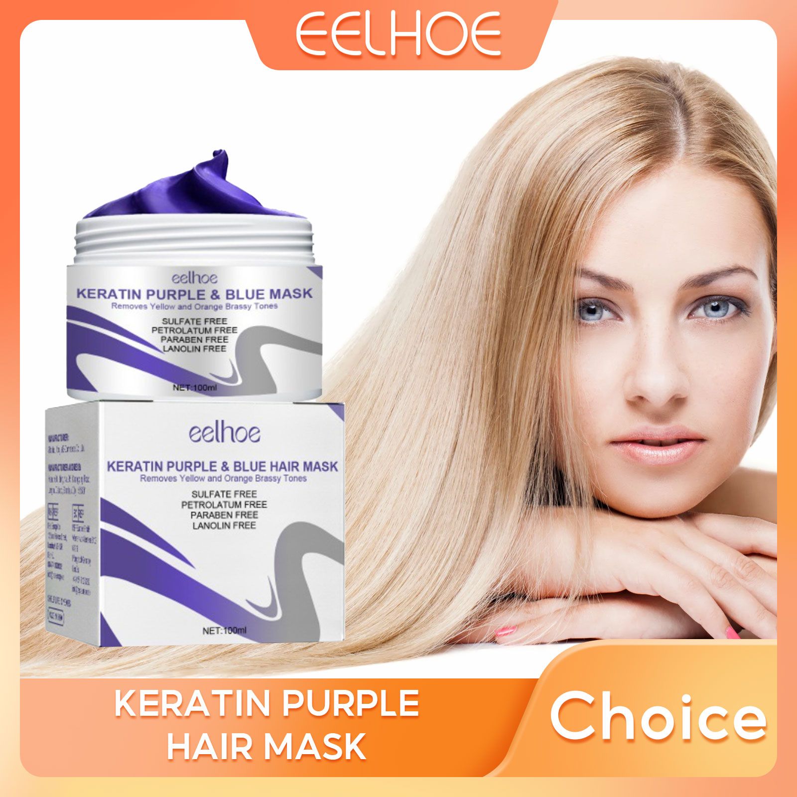 Hair Care Normal - Mascarilla alisadora para el cabello, tratamiento