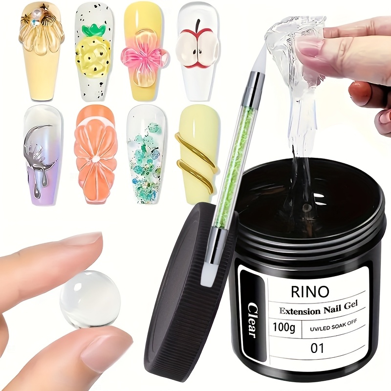 Hair Care Gel - Gel de Uñas Transparente Antiadherente de