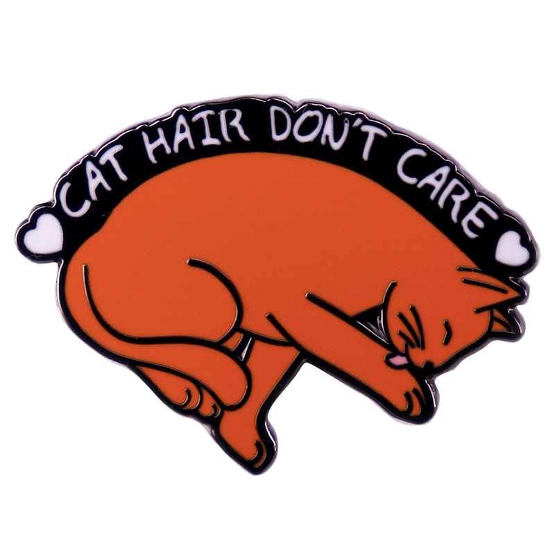 Hair Care Zinc - C4856 insignias de pelo de gato,