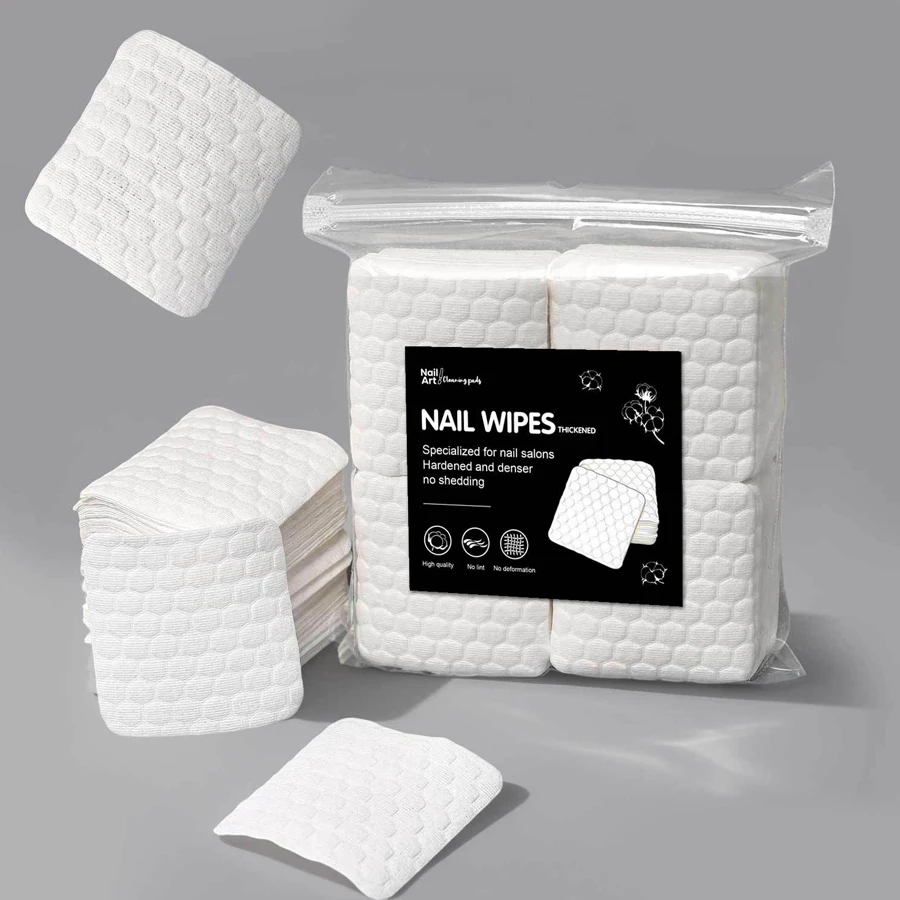 Hair Care Gel - 200 Toallitas para Uñas Sin Pelusa,