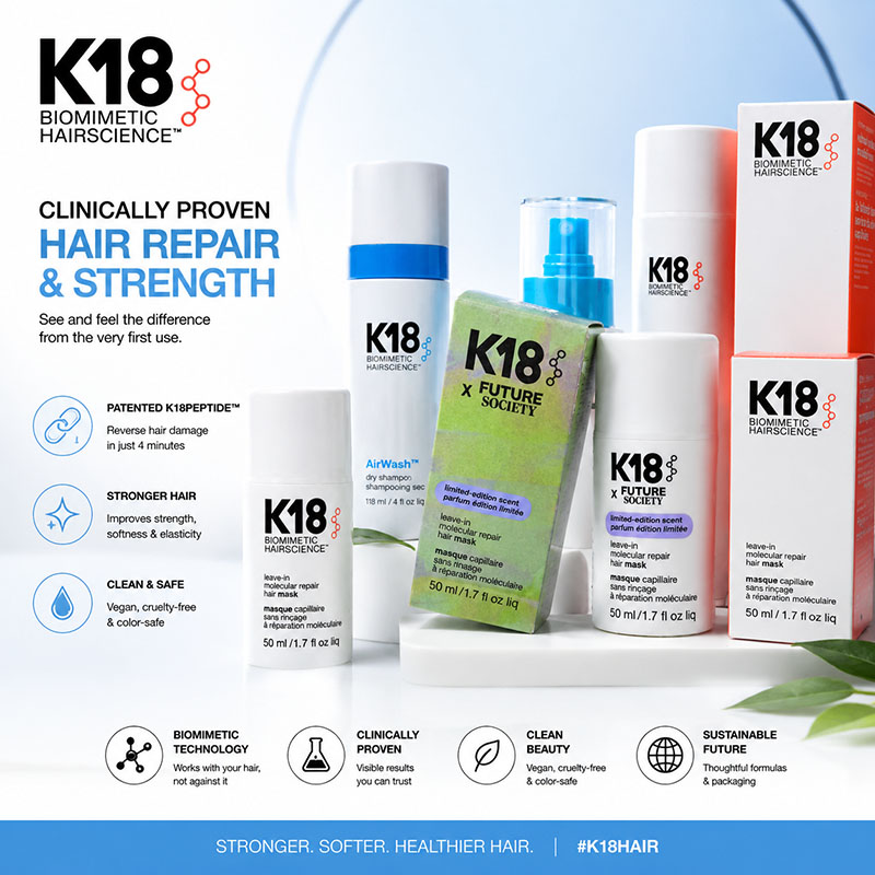 Hair Care K18 - Nueva Mascarilla Capilar Reparadora Molecular K18