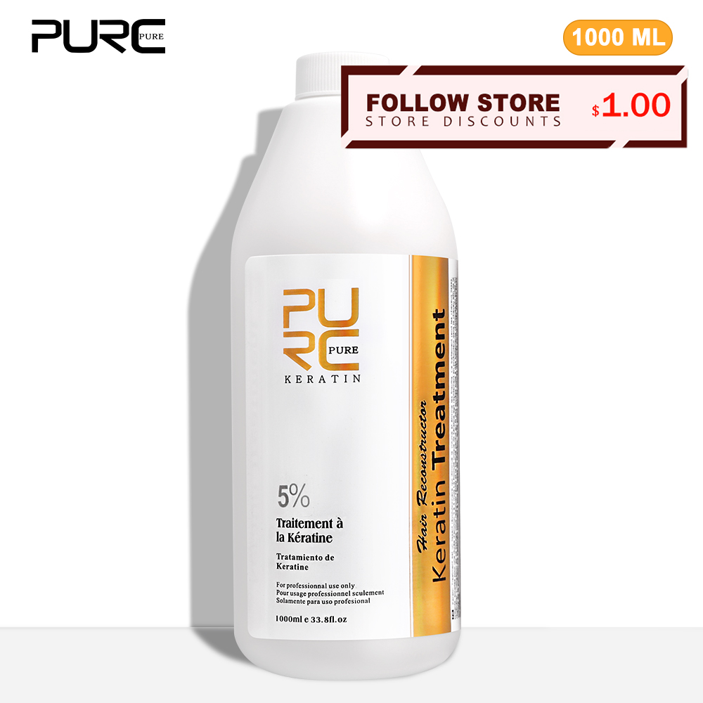 Hair Care Keratin - PURC-tratamiento alisador de queratina 5%, eliminación