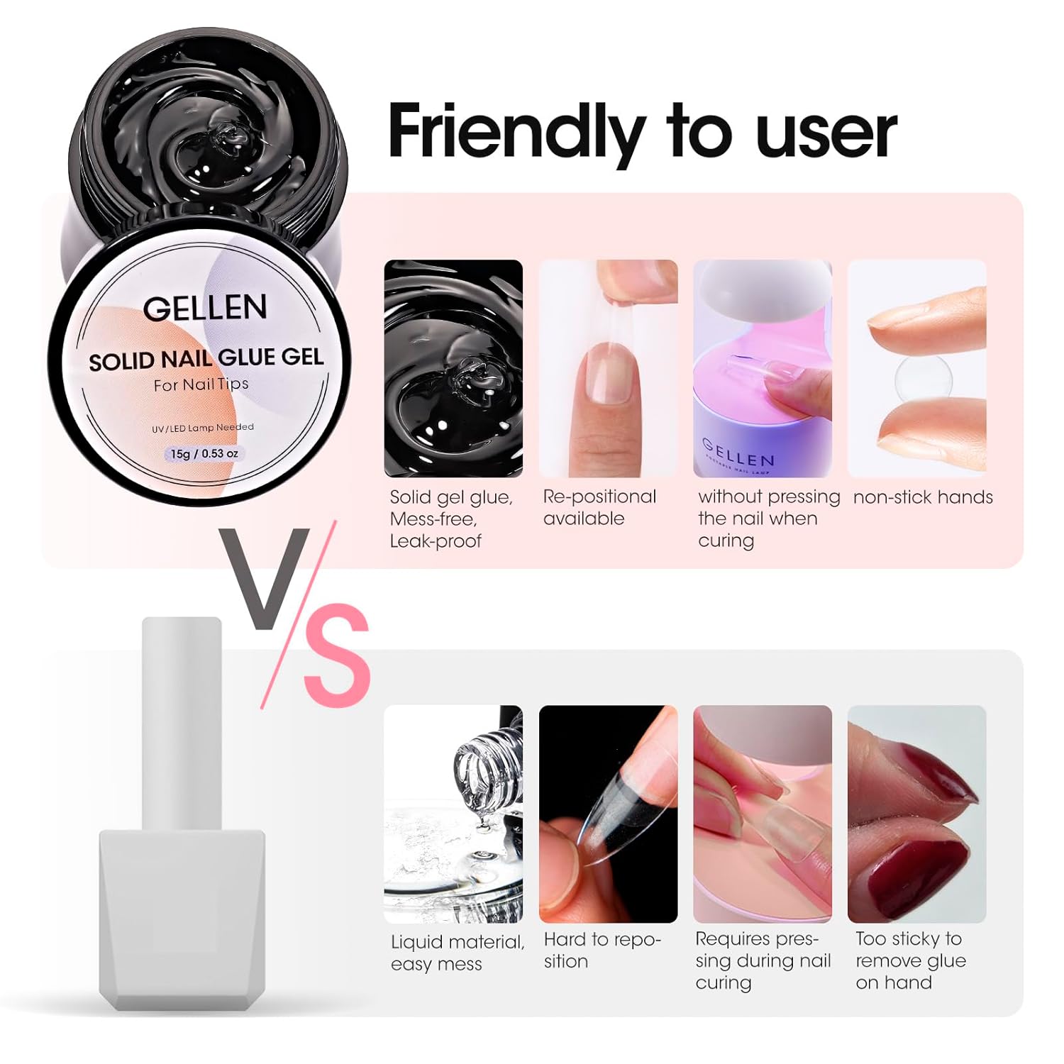 GELLEN - Gel Sólido para Uñas, - Hair Care Gel reseña y precio