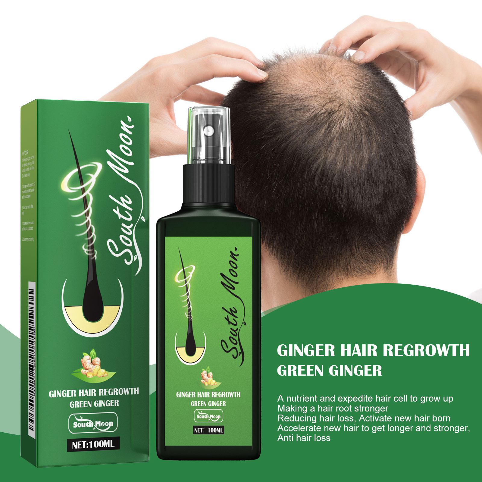 Spray para el cuidado del cabe - Hair Care Herbal Products reseña y precio