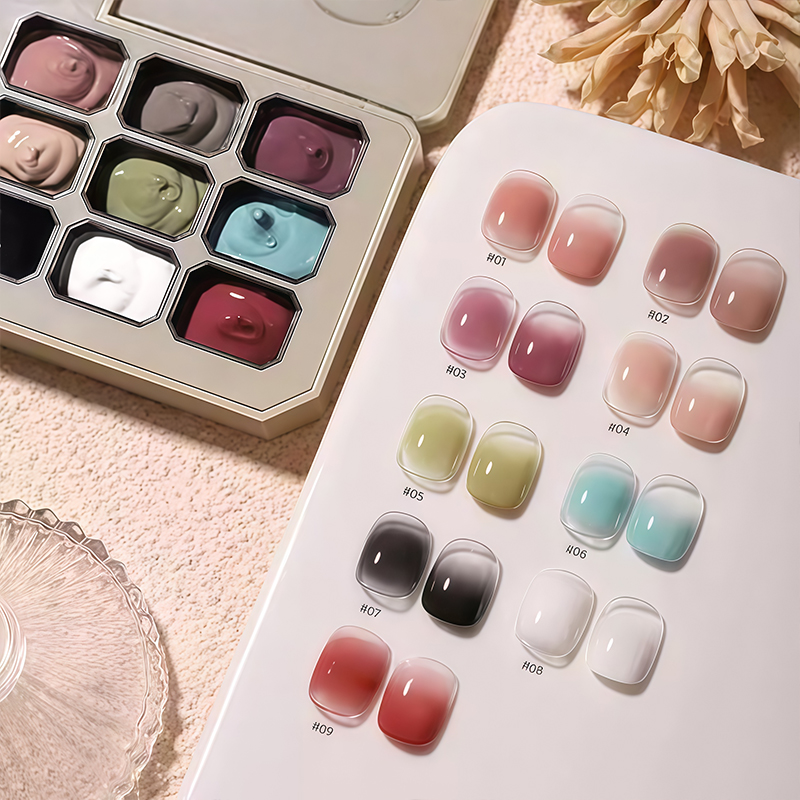 Esmalte de uñas de 9 colores c - Hair Care Gel reseña y precio