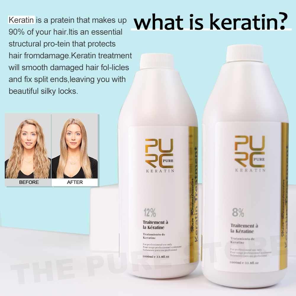 PURC 12% queratina tratamiento - Hair Care Keratin reseña y precio