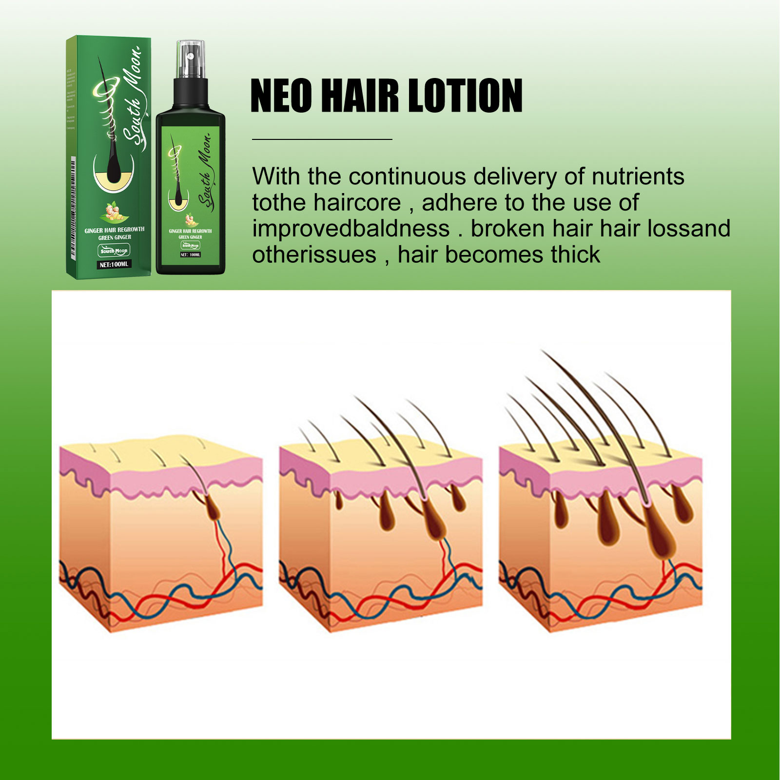 Spray para el cuidado del cabe - Hair Care Herbal Products reseña y precio