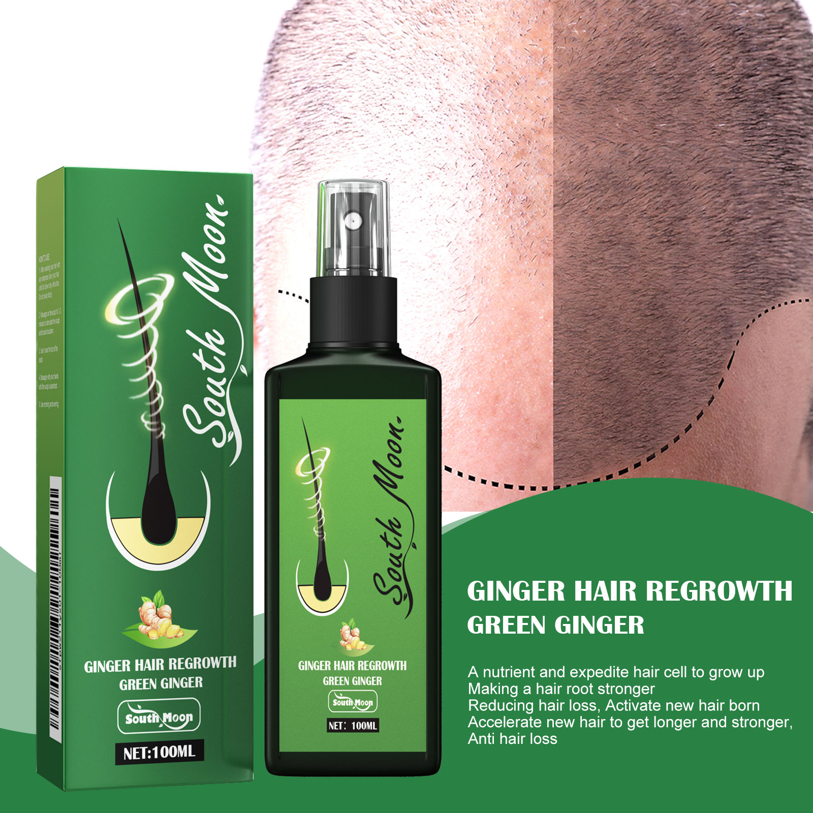 Spray para el cuidado del cabe - Hair Care Herbal Products reseña y precio