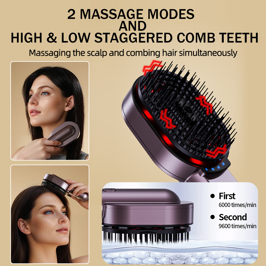 Peine de masaje 4 en 1, bomba  - Hair Care Essential reseña y precio
