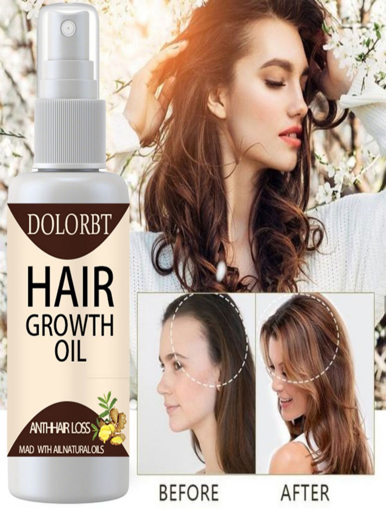 Aceite esencial para el crecim - Hair Care Herbal Products reseña y precio
