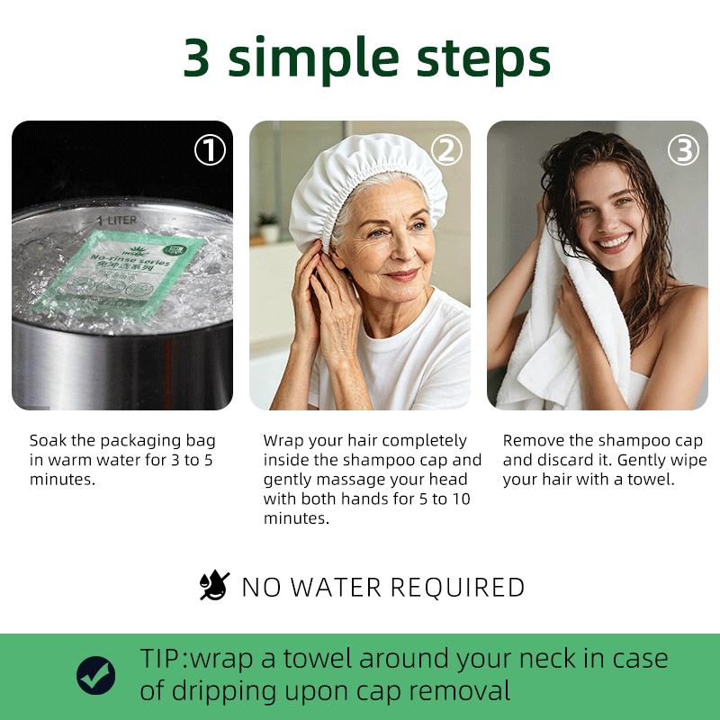 Gorro de Champú Desechable sin - Hair Care Hospital reseña y precio