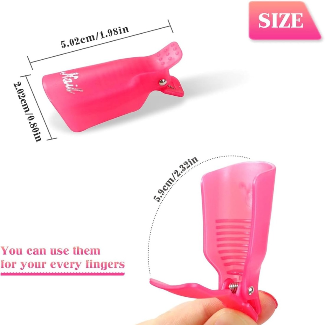 10 Clips para Remover Esmalte  - Hair Care Gel reseña y precio